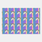 Feuille De Papier Cadeau Enveloppe cadeau Unicorn Abstraite - Unique Art Un (Devant)