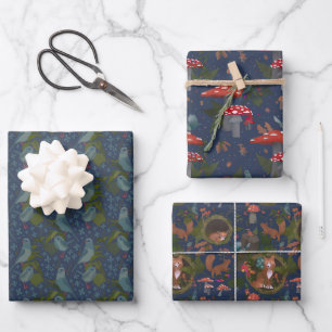 Feuille De Papier Cadeau Enveloppe cadeau Woodland