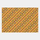 Feuille De Papier Cadeau Enveloppe-cadeaux Ailes Monarques Abstraites (Devant)