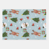Feuille De Papier Cadeau enveloppe de noël (Devant 3)