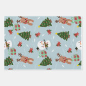 Feuille De Papier Cadeau enveloppe de noël (Devant 2)