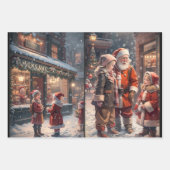 Feuille De Papier Cadeau Enveloppement de Noël (Devant 3)