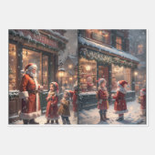 Feuille De Papier Cadeau Enveloppement de Noël (Devant 2)