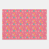 Feuille De Papier Cadeau Enveloppement des oeufs de Pâques (Devant)