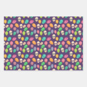 Feuille De Papier Cadeau Enveloppement des oeufs de Pâques (Devant 3)