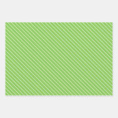 Feuille De Papier Cadeau Envie Verte  (Devant)