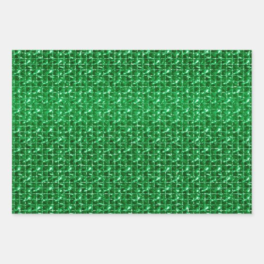 Feuille De Papier Cadeau Épée verte (Devant 2)
