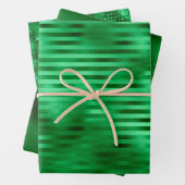 Feuille De Papier Cadeau Épée verte (En situation)