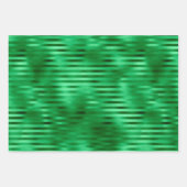 Feuille De Papier Cadeau Épée verte (Devant)