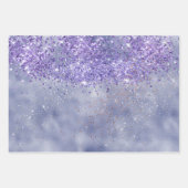 Feuille De Papier Cadeau Éperche d'or pourpre (Devant)