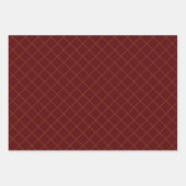 Feuille De Papier Cadeau Épice citrouille 3 Coordonnées Automne Automne Ann (Devant 2)