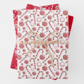 Feuille De Papier Cadeau Épice de menthe (En situation)