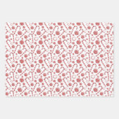 Feuille De Papier Cadeau Épice de menthe (Devant)