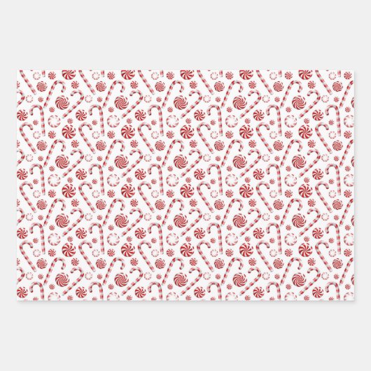 Feuille De Papier Cadeau Épice de menthe (Devant)