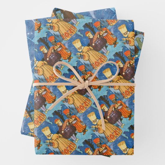 Feuille De Papier Cadeau Epiphany Three Kings from the East by Zdenek Guth (En situation)