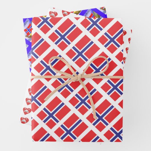 Feuille De Papier Cadeau Équipe Viking Uff Da ed. (En situation)