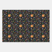 Feuille De Papier Cadeau Eric Carle | Halloween Polka Motif (Devant 2)