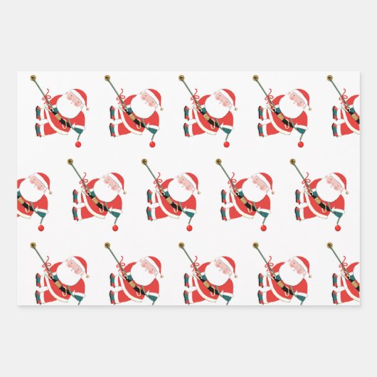 Feuille De Papier Cadeau Escalade rock créative Noël (Devant)