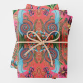 Feuille De Papier Cadeau escargot (En situation)