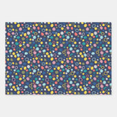 Feuille De Papier Cadeau Espèces de requins mignons Anniversaire (Devant 2)