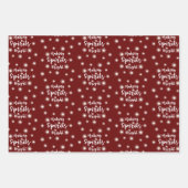 Feuille De Papier Cadeau ESPRITS DE Noël BRILLANTS Fairy Lights (Devant 2)