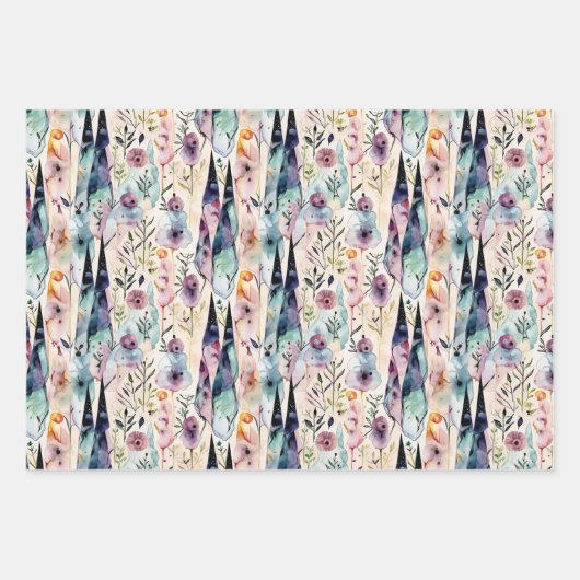 Feuille De Papier Cadeau Esprits forestiers enchantés (Devant)