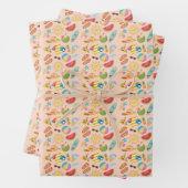 Feuille De Papier Cadeau Été à vue (En situation)