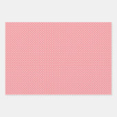 Feuille De Papier Cadeau Été Dusté Rose Blush rose rayures (Devant)