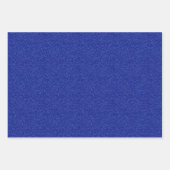 Feuille De Papier Cadeau Étincelle bleue (Devant 3)