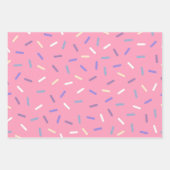 Feuille De Papier Cadeau Étincelle colorée (Devant)