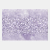 Feuille De Papier Cadeau Étincelle de rêve pourpre (Devant 2)