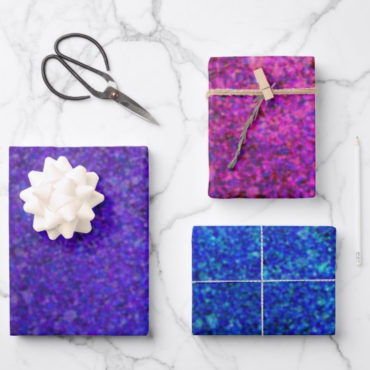 Feuille De Papier Cadeau Étincelles (Recto)