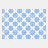 Feuille De Papier Cadeau Étoile de David Snowflakes Hanoukka Set (Devant)