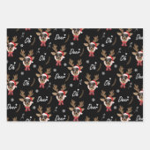 Feuille De Papier Cadeau Étoile pour animaux | Personnalisé Visage photo Re (Devant 2)