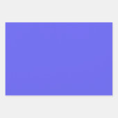 Feuille De Papier Cadeau Étoiles célestes pourpres Indigo (Devant 3)