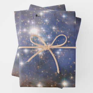 Feuille De Papier Cadeau Étoiles de diamant en Carina Nebula Hubble Space