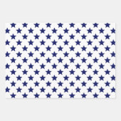 Feuille De Papier Cadeau Étoiles patriotiques rayures do-it-yourself Motif (Devant 3)