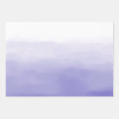 Feuille De Papier Cadeau Étoiles violettes Ombre (Devant 3)