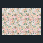 Feuille De Papier Cadeau Eucalyptus Rose Blanc Floral Boho Naissance<br><div class="desc">Ce joli papier d'emballage blanc rose et vert eucalyptus serait parfait pour les baby showers,  les douches nuptiales,  les anniversaires pour elle et les mariages.</div>