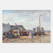 Feuille De Papier Cadeau Eugene Boudin - Sélection de chefs-d'oeuvre (Devant 2)