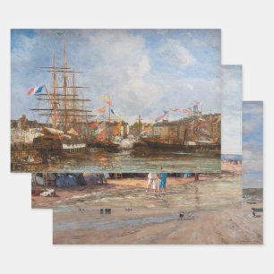 Feuille De Papier Cadeau Eugene Boudin - Sélection de chefs-d'oeuvre