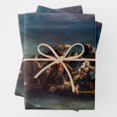 Feuille De Papier Cadeau Eugene Delacroix - L'épave de Don Juan (En situation)