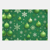 Feuille De Papier Cadeau Evergreen Noel (Devant 2)