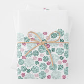 Feuille De Papier Cadeau Evergreen Swirl (Pattern) (En situation)