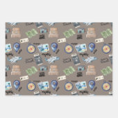 Feuille De Papier Cadeau Explorez l'emballage cadeau mondial (Devant 2)