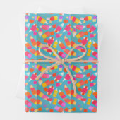 Feuille De Papier Cadeau Explosion de Crayon (En situation)