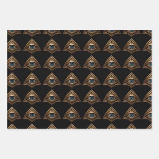 Feuille De Papier Cadeau Eye mignon drôle belle (Devant)