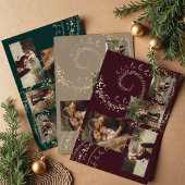 Feuille De Papier Cadeau Fa La Magical Gold Christmas Photo Collage