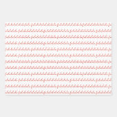 Feuille De Papier Cadeau Fa Noir & Blanc Moderne La La La La Chant Chat (Devant)