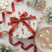 Feuille De Papier Cadeau Fa Whimsical moderne La La Nutcracker Noël